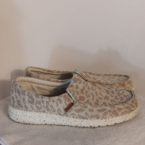 Hey Dude Women's Animal Print Slip-On Shoes - Picture 1 of 7